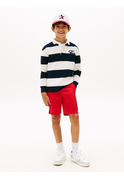 Bermudas Rojo Para Niño Chino 1985 Collection Tommy Hilfiger