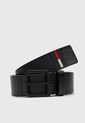 Cinturón Negro Tommy Hilfiger New Leather 4.0 de Tommy Hilfiger