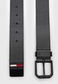 Cinturón Negro Tommy Hilfiger New Leather 4.0 de Tommy Hilfiger