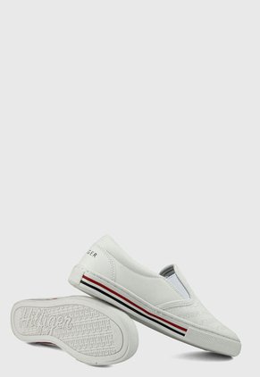 Tenis Blanco-Rojo-Azul Tommy Hilfiger