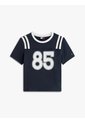Camiseta Multicolor Slim De Punto Aterciopelado Con Logo Tommy Jeans de Tommy Hilfiger