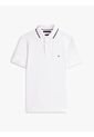 Polo Blanco Slim Con Acabado Tipped Tommy Hilfiger de Tommy Hilfiger