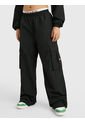 Joggers Claire Anchos Con Bolsillos Cargo Mujer Negro Tommy Jeans de Tommy Hilfiger