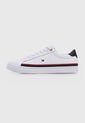 Tenis Lifestyle Blanco-Azul Navy-Rojo Tommy Hilfiger Corporate AF Sneaker de Tommy Hilfiger