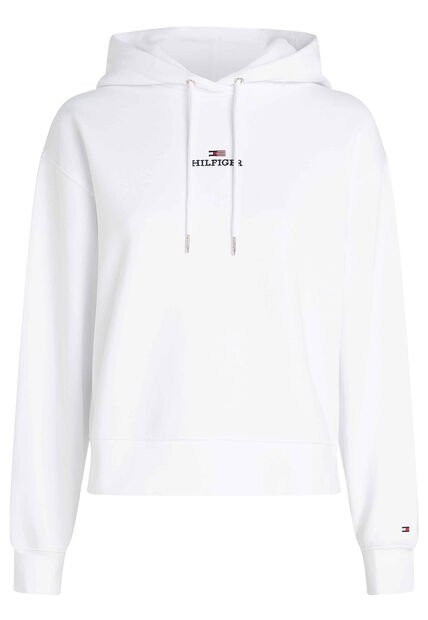 Buzo Blanco Con Capota Modern De Corte Regular Con Logo Tommy Hilfiger