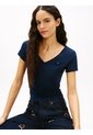 Camiseta Multicolor Corte Slim Tommy Jeans de Tommy Hilfiger