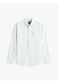 Camisa Verde Oxford De Rayas Tommy Jeans de Tommy Hilfiger