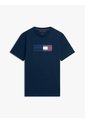 Camiseta Azul De Punto Con Cuello Redondo Tommy Hilfiger de Tommy Hilfiger