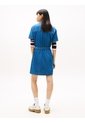 Minivestido Azul Camisero De Chambray Con Cinturón Tommy Jeans de Tommy Hilfiger