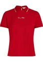 Polo Rojo De Corte Regular Con Logo Script Tommy Hilfiger de Tommy Hilfiger