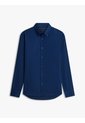Camisa Azul Twill De Corte Regular Con Cuello Flexible Tommy Hilfiger de Tommy Hilfiger