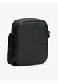 Bolso Negro Reporter Con Panel Tejido Tommy Hilfiger de Tommy Hilfiger