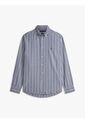 Camisa Azul Regular Con Rayas Texturizadas Tommy Hilfiger de Tommy Hilfiger