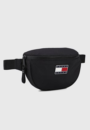 Canguro Negro-Blanco-Rojo Tommy Jeans