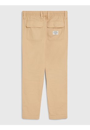 Pantalón Essential De Corte Ancho Niño Beige Tommy Hilfiger