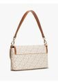 Bolso Beige Mensajero TH Monoplay Con Solapa Tommy Hilfiger de Tommy Hilfiger