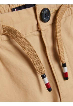 Pantalón Essential De Corte Ancho Niño Beige Tommy Hilfiger