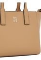 Bolso Beige Tote TH Soft Con Inscripción Tommy Hilfiger de Tommy Hilfiger