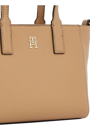 Bolso Beige Tote TH Soft Con Inscripción Tommy Hilfiger