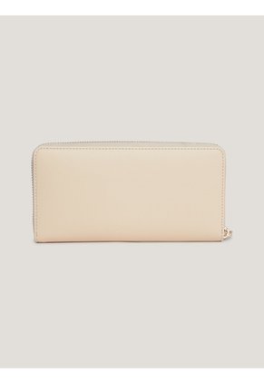 Billetera Blanca Essential Grande Con Monograma TH Tommy Hilfiger