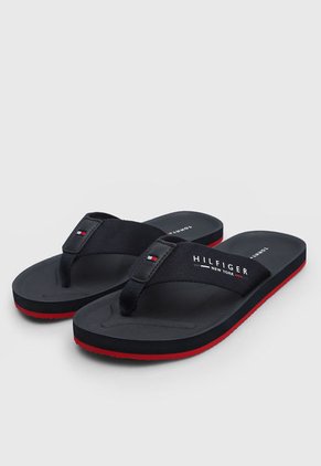 Sandalia Azul Navy-Rojo Tommy Hilfiger City Beach