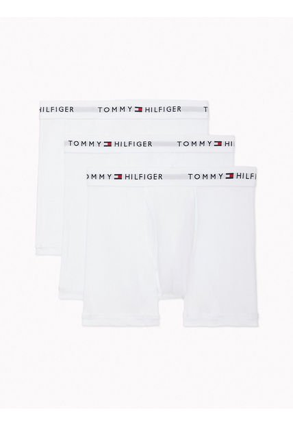 Pack Blanco De 3 Calzoncillos Trunk Tommy Hilfiger