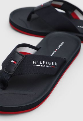 Sandalia Azul Navy-Rojo Tommy Hilfiger City Beach