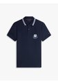 Polo Azul De Corte Regular Con Escudo Tommy Hilfiger de Tommy Hilfiger