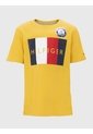 Camiseta Manga Para Niño Corta De Cuello Redondo Con Logo Tommy Hilfiger de Tommy Hilfiger