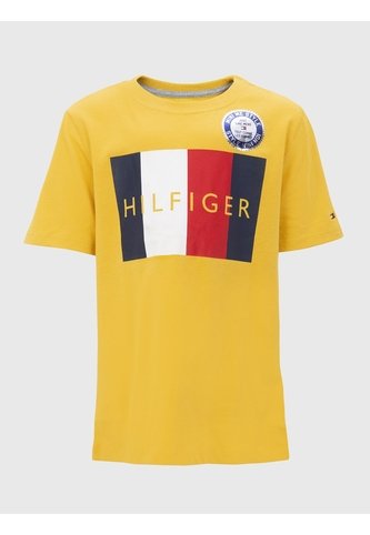 Camiseta Manga Para Niño Corta De Cuello Redondo Con Logo Tommy Hilfiger Tommy Hilfiger