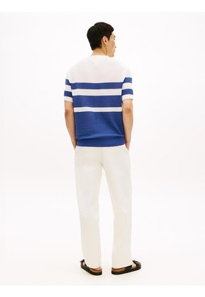 Saco Azul Con Diseño Color Block Con Logo Tommy Hilfiger