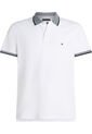 Polo Blanco De Corte Regular Con Logo Tommy Hilfiger de Tommy Hilfiger