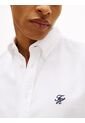 Camisa Blanca Heritage Regular Con Logo Tommy Hilfiger de Tommy Hilfiger