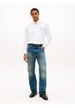 Camisa Blanca Heritage Regular Con Logo Tommy Hilfiger de Tommy Hilfiger