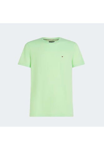 Camiseta Verde Essential Con Logo Tommy Hilfiger Tommy Hilfiger