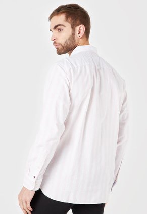 Camisa Blanco-Rosa Tommy Hilfiger