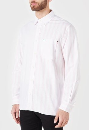 Camisa Blanco-Rosa Tommy Hilfiger