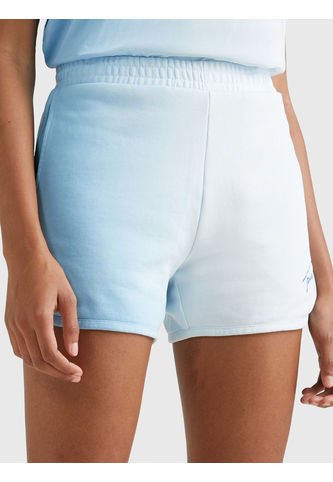 Pantalón Corto Signature Con Efecto Degradé Mujer Celeste Tommy Jeans Tommy Hilfiger
