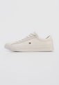 Tenis Lifestyle Marfil Tommy Hilfiger Basic Leather de Tommy Hilfiger