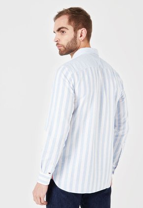 Camisa Azul-Blanco Tommy Hilfiger