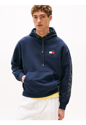 Buzo Azul Amplio Con Capota Hilfiger Sailing Tommy Hilfiger