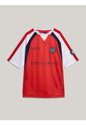 Camiseta Roja De Fútbol Tommy X Mercedes F1 X CR Tommy Hilfiger