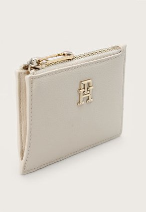 Billetera Marfil-Dorado Tommy Hilfiger