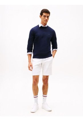 Bermudas Blanco Brooklyn Con Cinturón Tommy Hilfiger