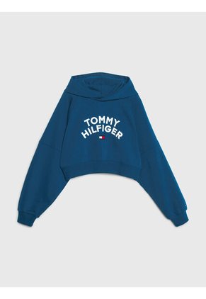 Saco De Niña Con Gorro Y Logo Tommy Hilfiger