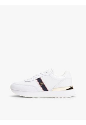 Tenis Blanco Con Insignia Del Monograma TH Tommy Hilfiger