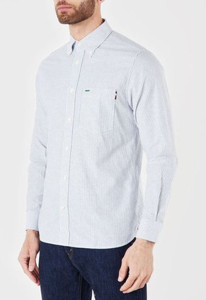 Camisa Blanco-Azul Tommy Hilfiger