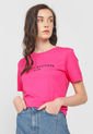 Camiseta Magenta-Azul Tommy Hilfiger de Tommy Hilfiger