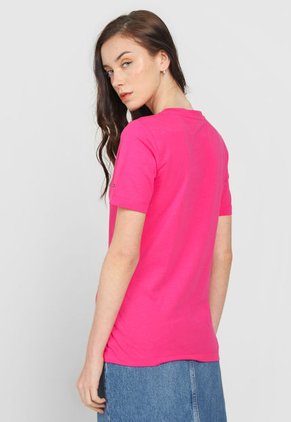 Camiseta Magenta-Azul Tommy Hilfiger