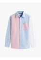 Camisa Azul De Corte Regular Con Diseño Colorblock Tommy Hilfiger de Tommy Hilfiger